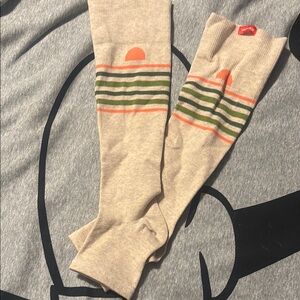 Vim & Vigor Open Toe Compression Sock 20-30 mmHg: Sunrise / Wide Calf S/M